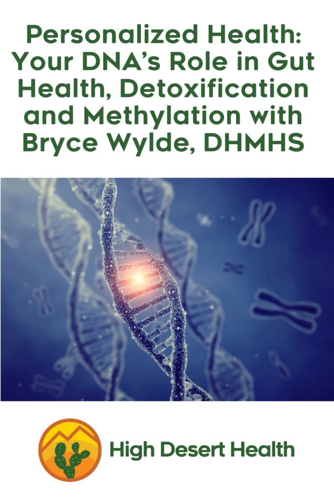 Personalized Health: Your DNA’s Role in Gut Health, Detoxification and Methylation with Bryce Wylde, DHMHS
